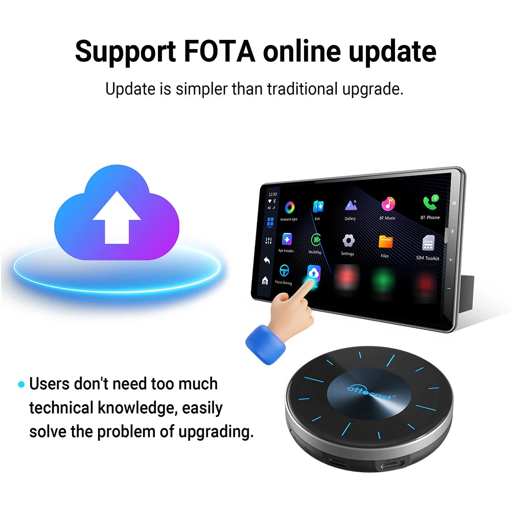 Android AI Box for Youtube Netflix Wireless CarPlay