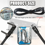 240W USB-C fast charging cable with stand image 2 | The All Express