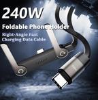 240W USB-C fast charging cable with stand image 6 | The All Express