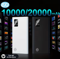 EXJ 22.5W Fast Charging Power Bank 10000/20000mAh LED Digital Display Dual USB Type-C Safe Lithium Polymer Battery Portable Charger Compatible with iPhone & Android Travel & Daily Use