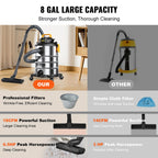 Stainless steel wet and dry shop vacuum image 2 | The All Express
