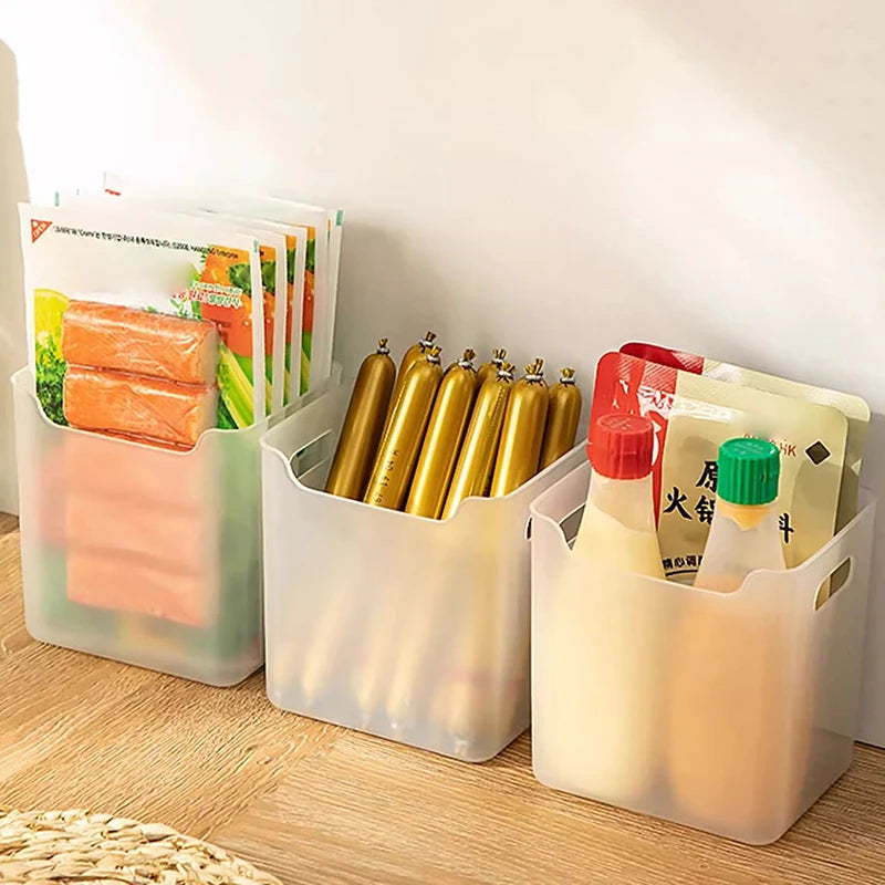 1PCS Refrigerator Storage Boxes Food Fresh Organizer Cold Storage Crisper Fruit Spice Food Container Boxes Kitchen Boxes