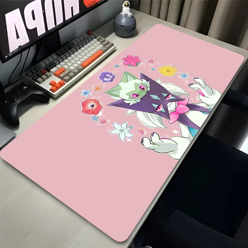 Mouse Pad Large Gamer XXL Laptop Pc Keyboard Desk Mouse Mat P-Pokemon Meowscarada Carpet Gaming Accessories Rubber Mousepad