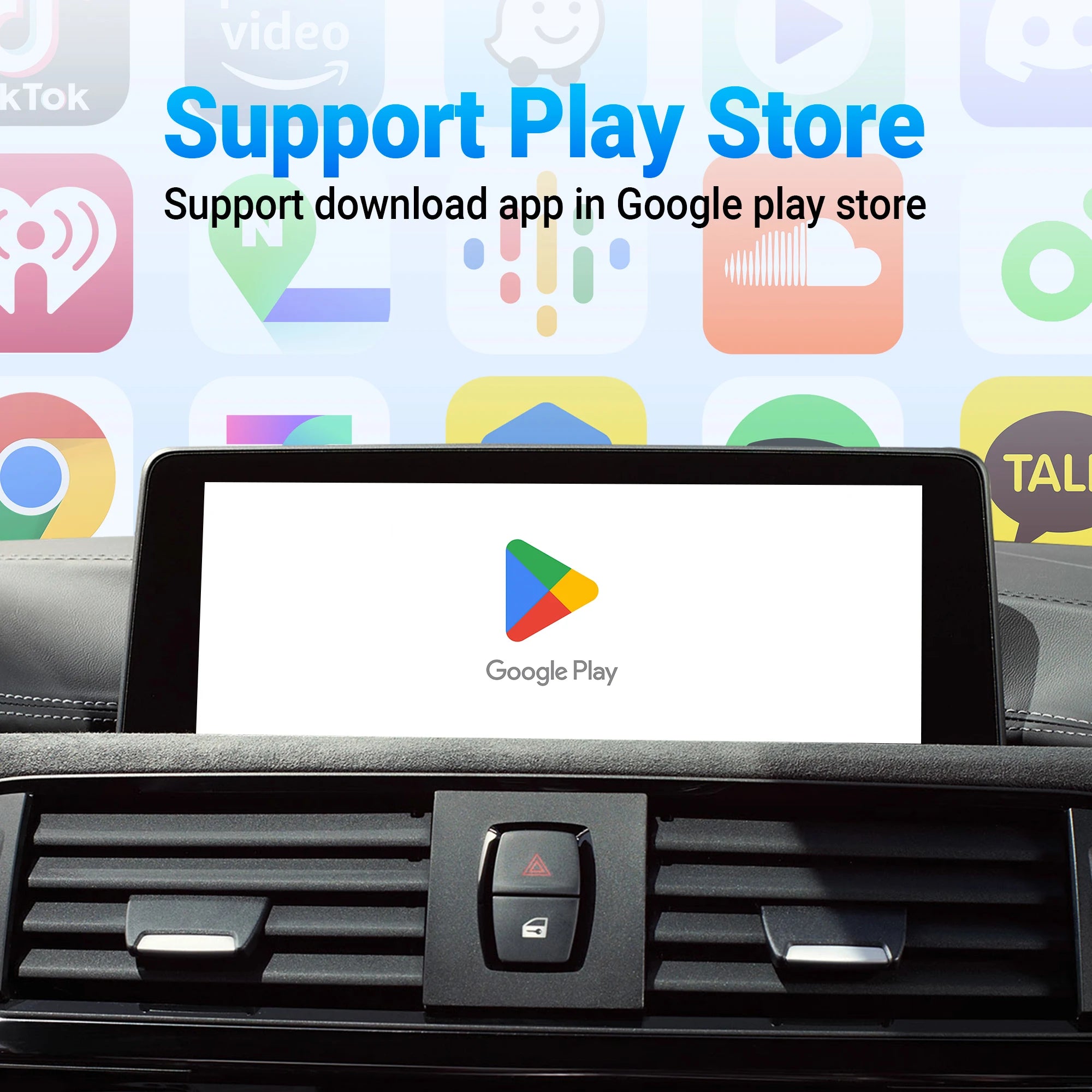 Android AI Box for Youtube Netflix Wireless CarPlay