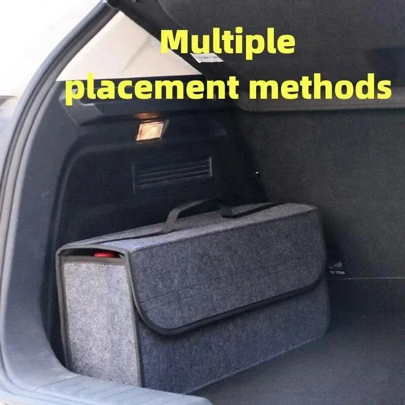 Car Trunk soft Organizer Felt Storage Box Accessories