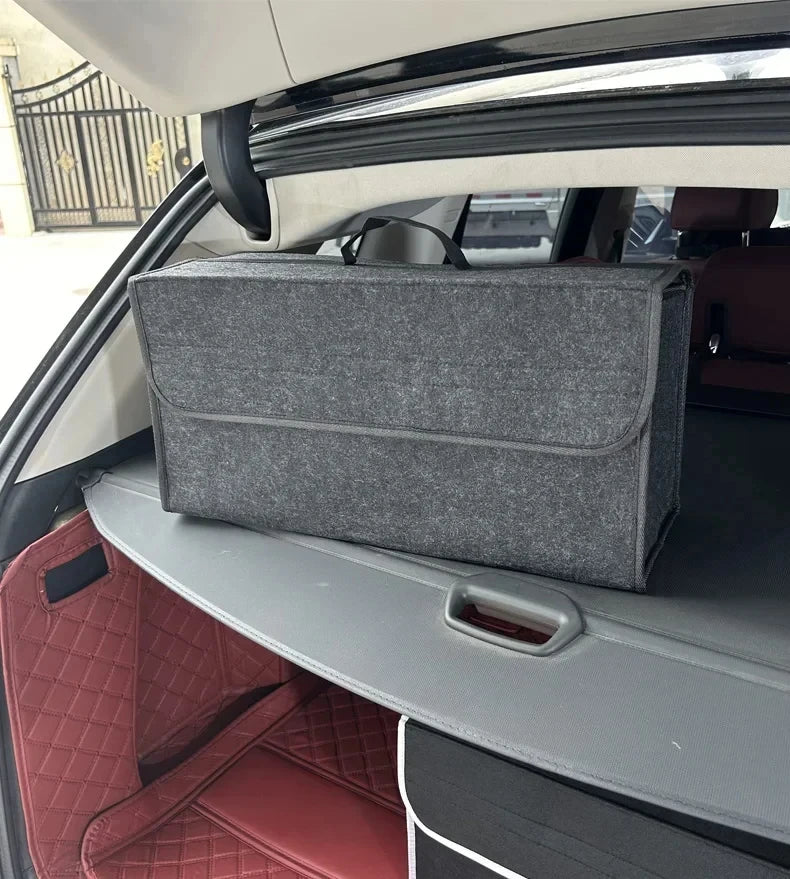 Car Trunk soft Organizer Felt Storage Box Accessories