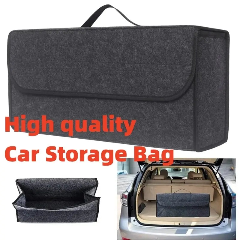 Car Trunk soft Organizer Felt Storage Box Accessories