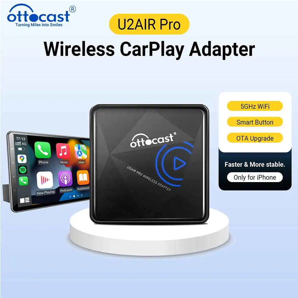 Air PRO Wired To Wireless CarPlay Adapter USB Dongle Smart Ai Box For Car