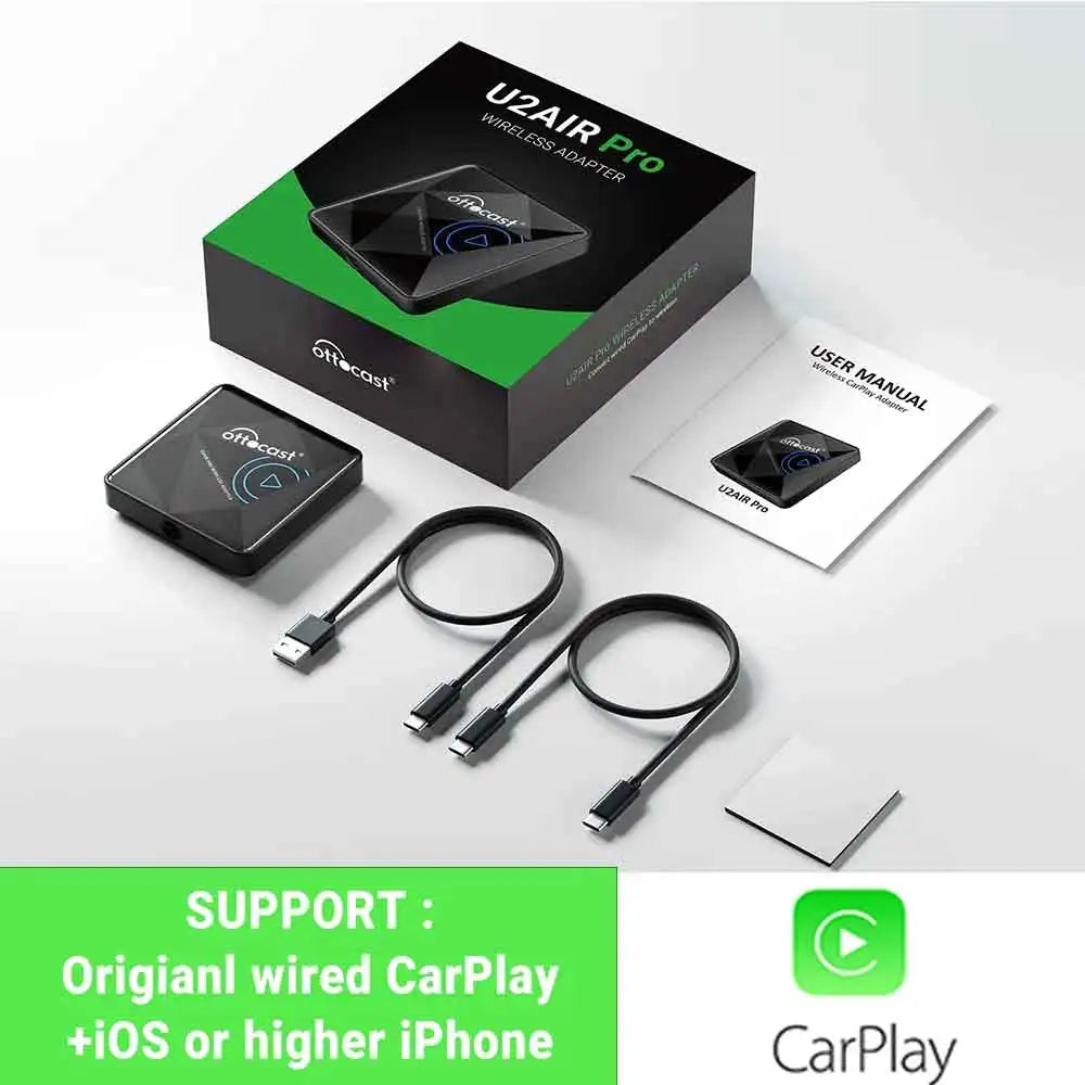 Air PRO Wired To Wireless CarPlay Adapter USB Dongle Smart Ai Box For Car