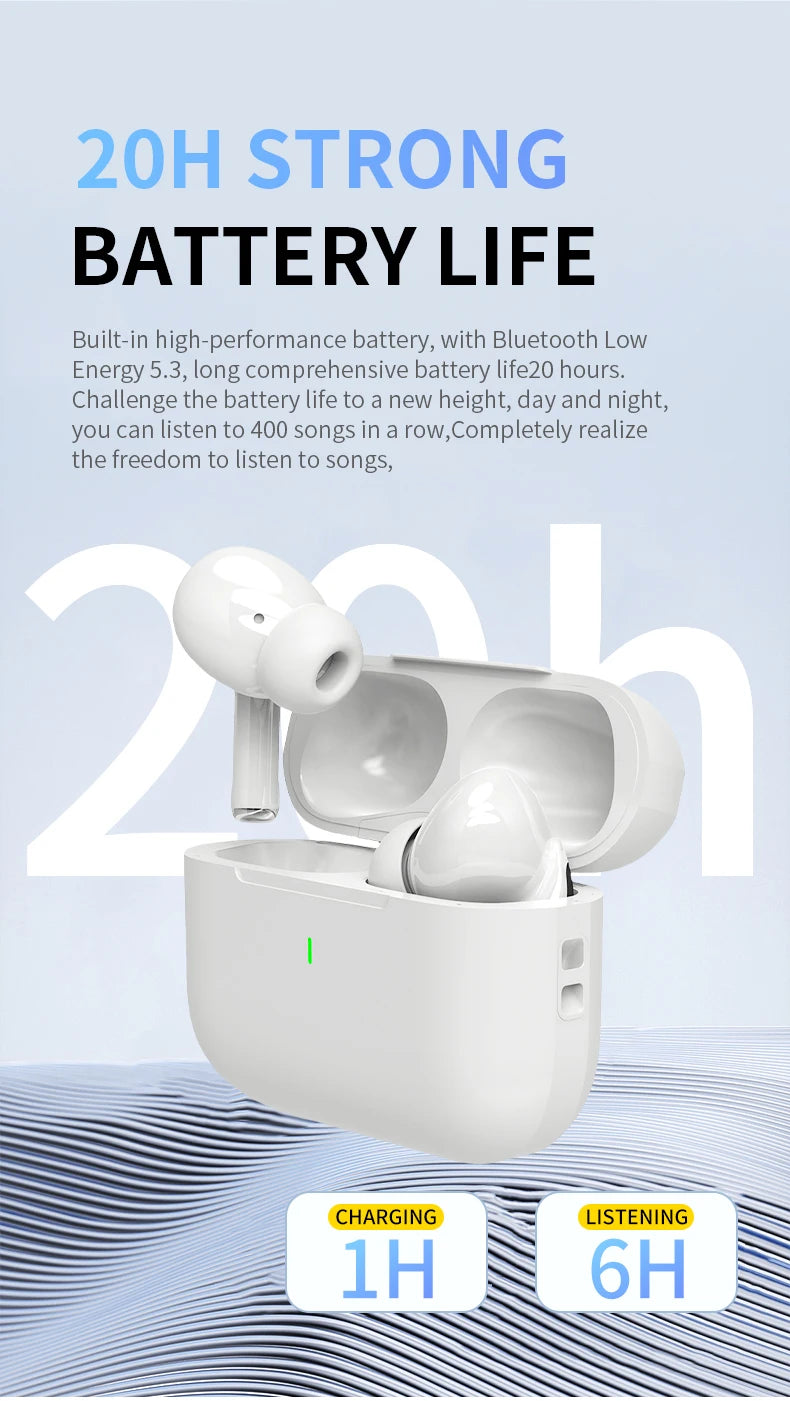 Air Pro Wireless Bluetooth Earphones TWS Headset HiFi Earbuds Noise Reduction Headphones Waterproof For IPHONE Android