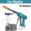 Cordless Pressure Washer Compatible For Makita 18V Series Battery Power Handheld High-Pressure Washer Gun for Car/Home Cleaning