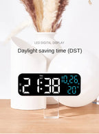 LED Digital Alarm Clock with Temperature