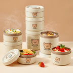 Insulated stainless steel bento lunch box image 2 | The All Express
