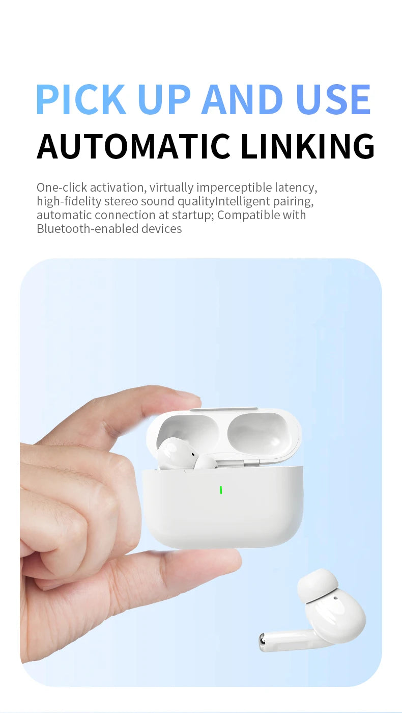 Air Pro Wireless Bluetooth Earphones TWS Headset HiFi Earbuds Noise Reduction Headphones Waterproof For IPHONE Android