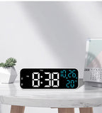 LED Digital Alarm Clock with Temperature