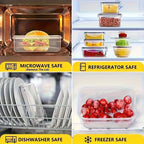 8-piece airtight food storage container set image 10 | The All Express