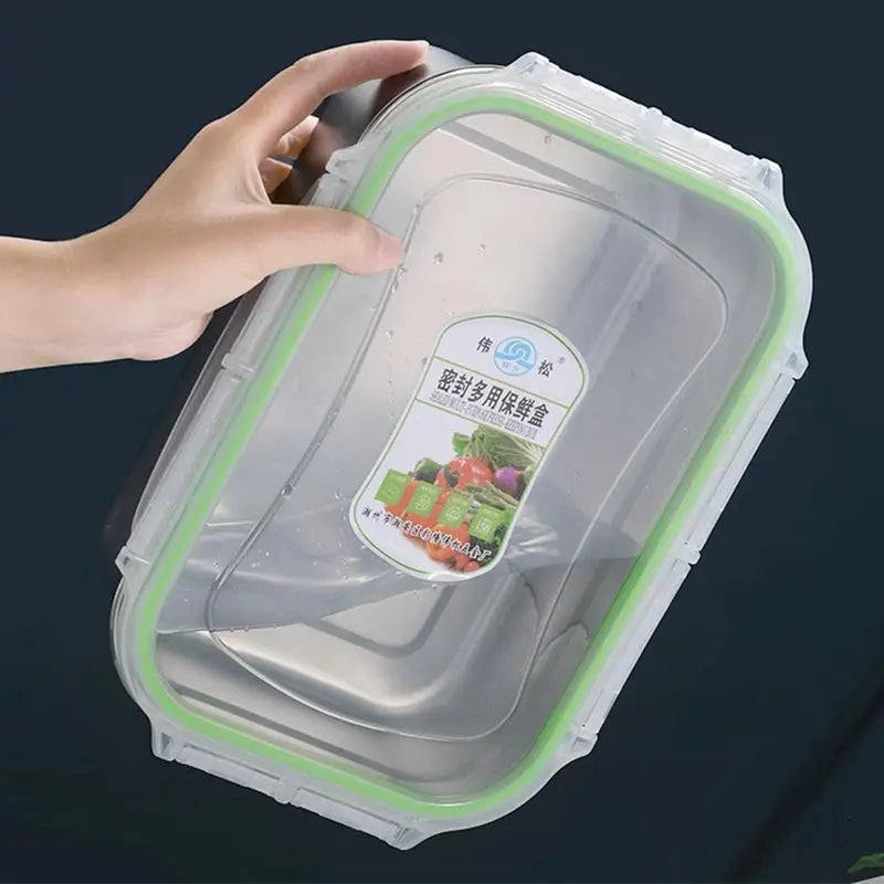 304 Stainless Steel Insulation Lunch Box Student Worker Portable Leak-proof Fresh-keeping Sealed Box Food Storage Picnic Box