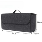 Soft felt car trunk organizer box image 6 | The All Express