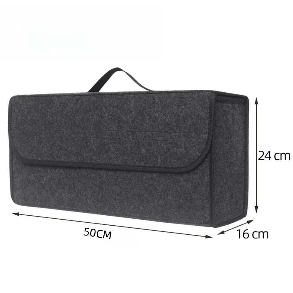 Car Trunk soft Organizer Felt Storage Box Accessories