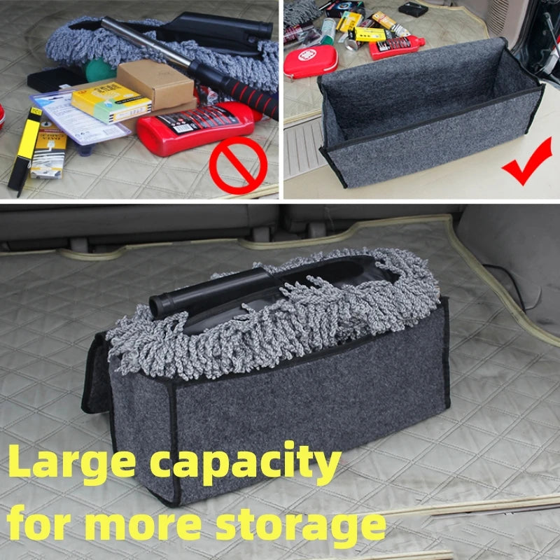Car Trunk soft Organizer Felt Storage Box Accessories