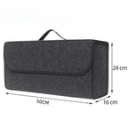 Soft felt car trunk organizer box image 10 | The All Express