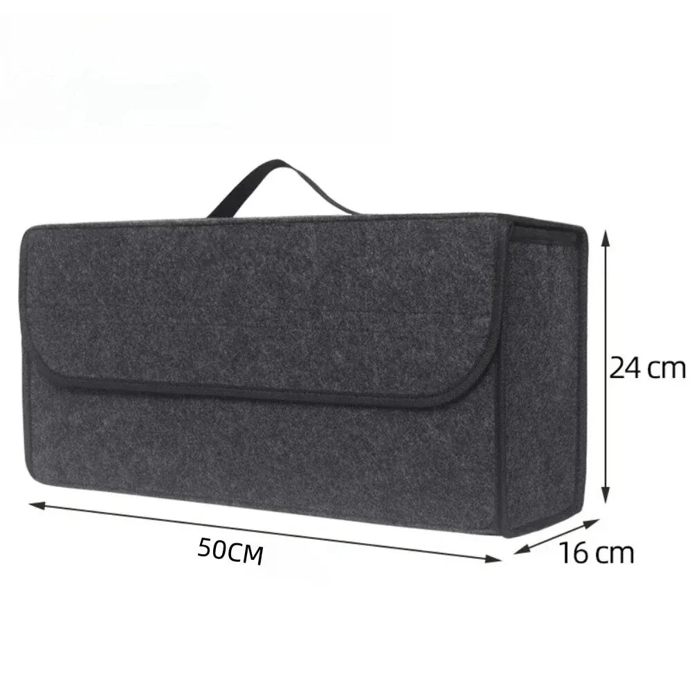 Car Trunk soft Organizer Felt Storage Box Accessories