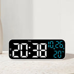 LED digital alarm clock with temperature image 1 | The All Express