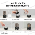 Portable USB aroma diffuser humidifier image 4 | The All Express