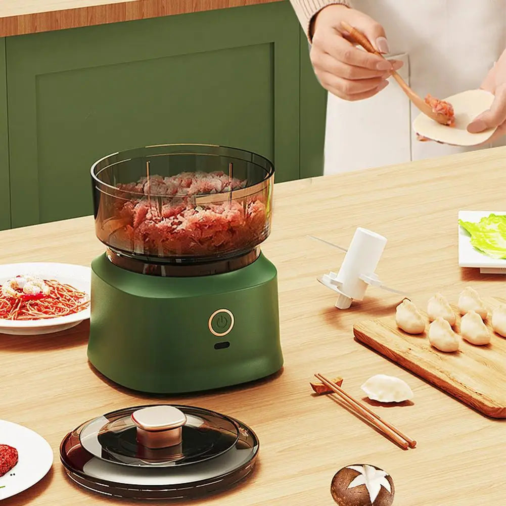 USB Rechargeable Mini Garlic Chopper Electric Food Processor Powerful Vegetable Crusher Wireless Blender For Ginger Chili Meat