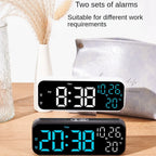 LED digital alarm clock with temperature image 2 | The All Express