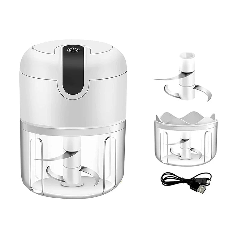 Electric Mini Garlic Chopper,Food Processor,Portable Cordless Garlic Mincer Masher,Meat Grinder