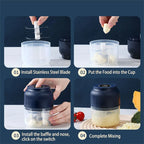 250ml cordless electric food chopper image 5 | The All Express