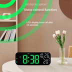 LED digital alarm clock with temperature image 4 | The All Express