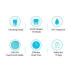 Rechargeable IPX7 Electric Toothbrush