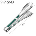 7/9/12inch Kitchen Tongs 304 Stainless Steel Grill Tongs for Cooking BBQ Non-Slip Salad Tongs Clips Tong Kitchen Accessories