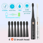 Rechargeable IPX7 electric toothbrush image 1 | The All Express