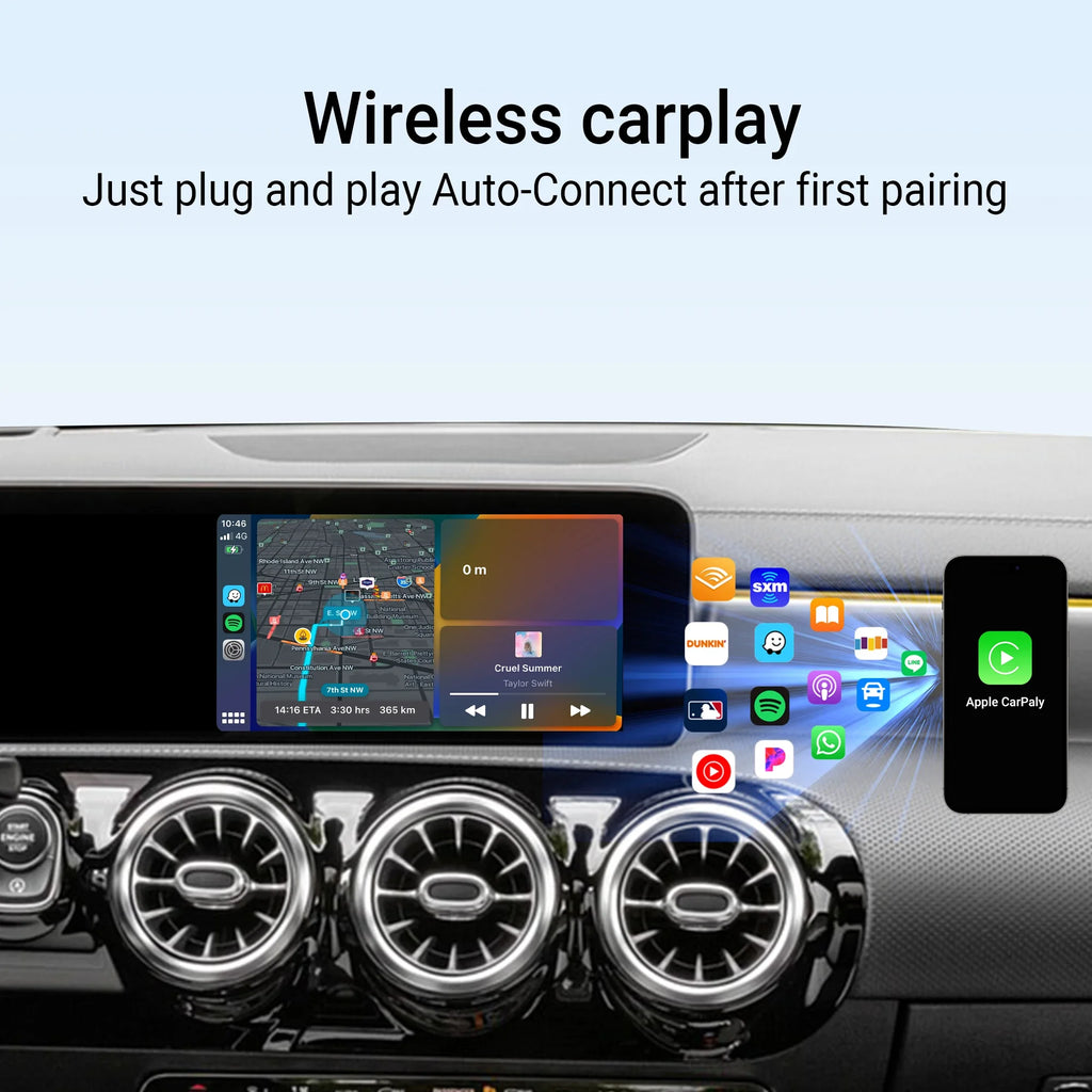 Air PRO Wired To Wireless CarPlay Adapter USB Dongle Smart Ai Box For Car