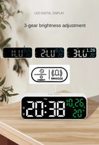 LED digital alarm clock with temperature image 10 | The All Express