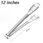 304 Stainless Steel Kitchen Tongs