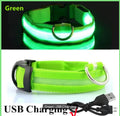 Dog Anti Lost Safety Glowing Collar Multi-Color Pendant Outdoor Waterproof Warning Led Flashing Light Strip Pet Traction Supplie