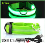 USB Rechargeable LED Dog Collar