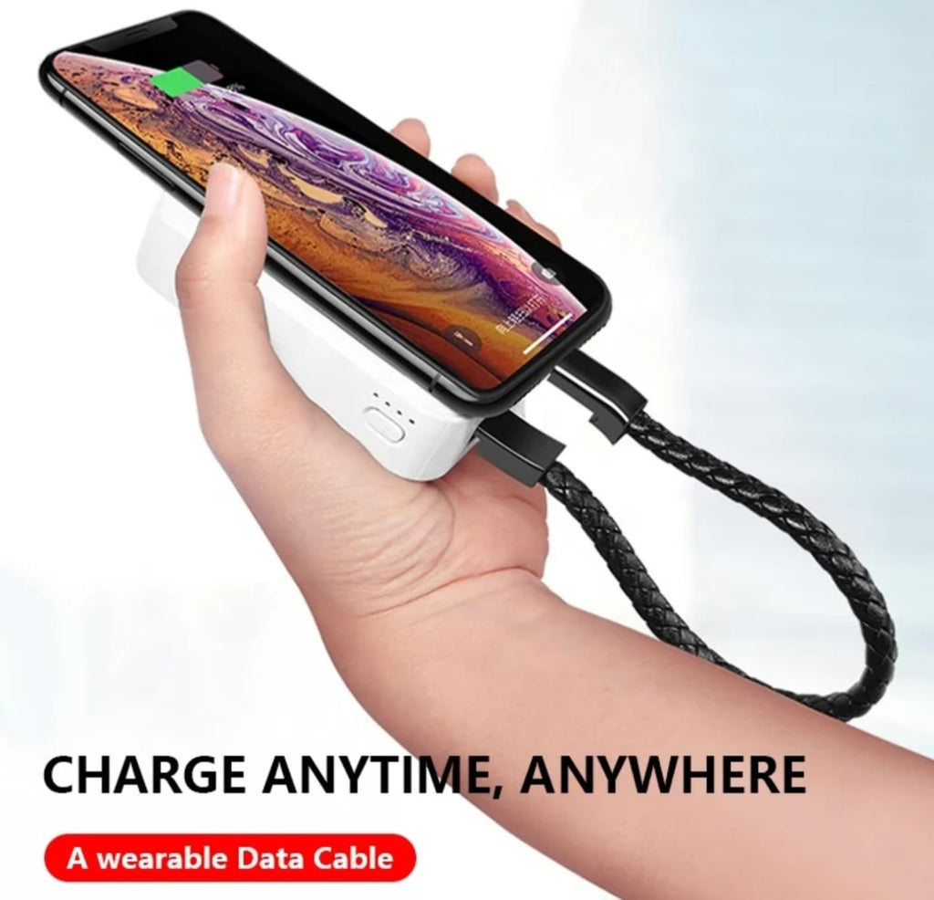 USB C to USB C Bracelet USB Cable Type C Portable Fast Charging Cord Bracelet