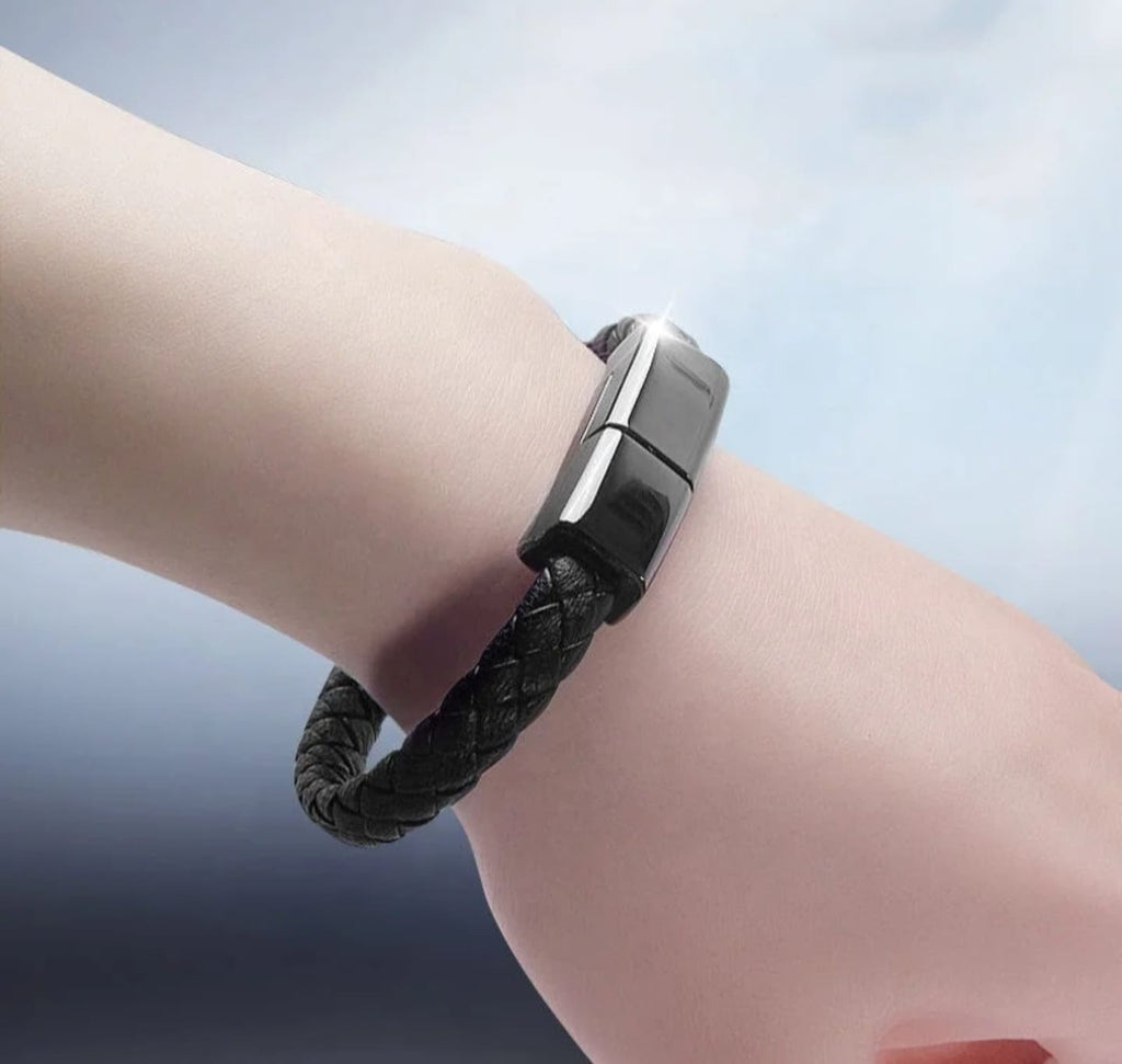 USB C to USB C Bracelet USB Cable Type C Portable Fast Charging Cord Bracelet