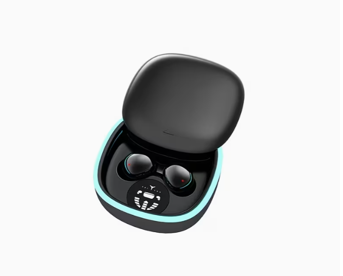 Super Small Wireless Mini Headphones, Mini Invisible Earbuds, Extra-Long Standby Headphones, with High-Definition Microphone, Type-C Charging, Volume Control, Compatible with Mobile Phones, Unisex